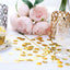 Metallic Round Party Confetti 18G Bag Gold Foil, Balloon Table Confetti Glitter Dots for Festive Weddings Baby Bridal Showers & Events - Linen Luxes