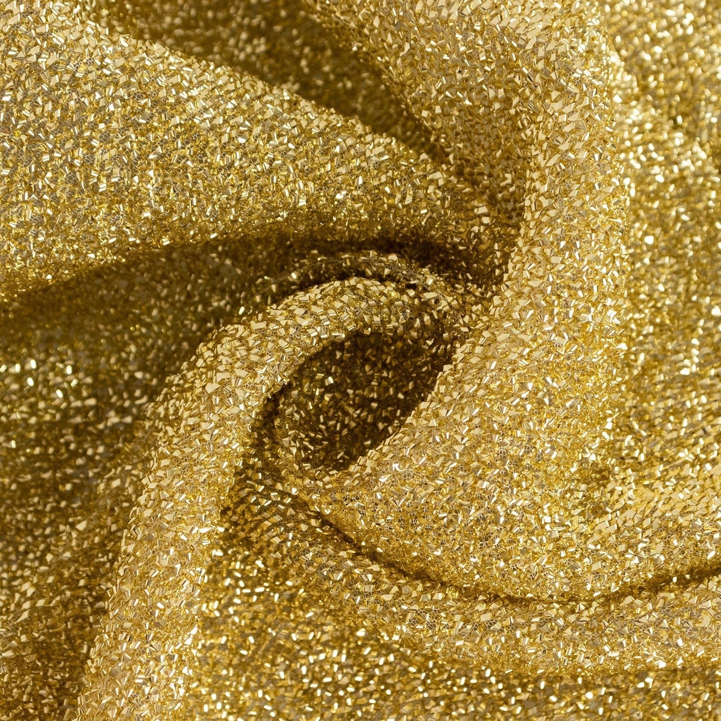 Metallic Spandex 36" Fitted Glitter Round Cocktail Table Cover Champagne - Stretch Fit for High Top Tables - Linen Luxes