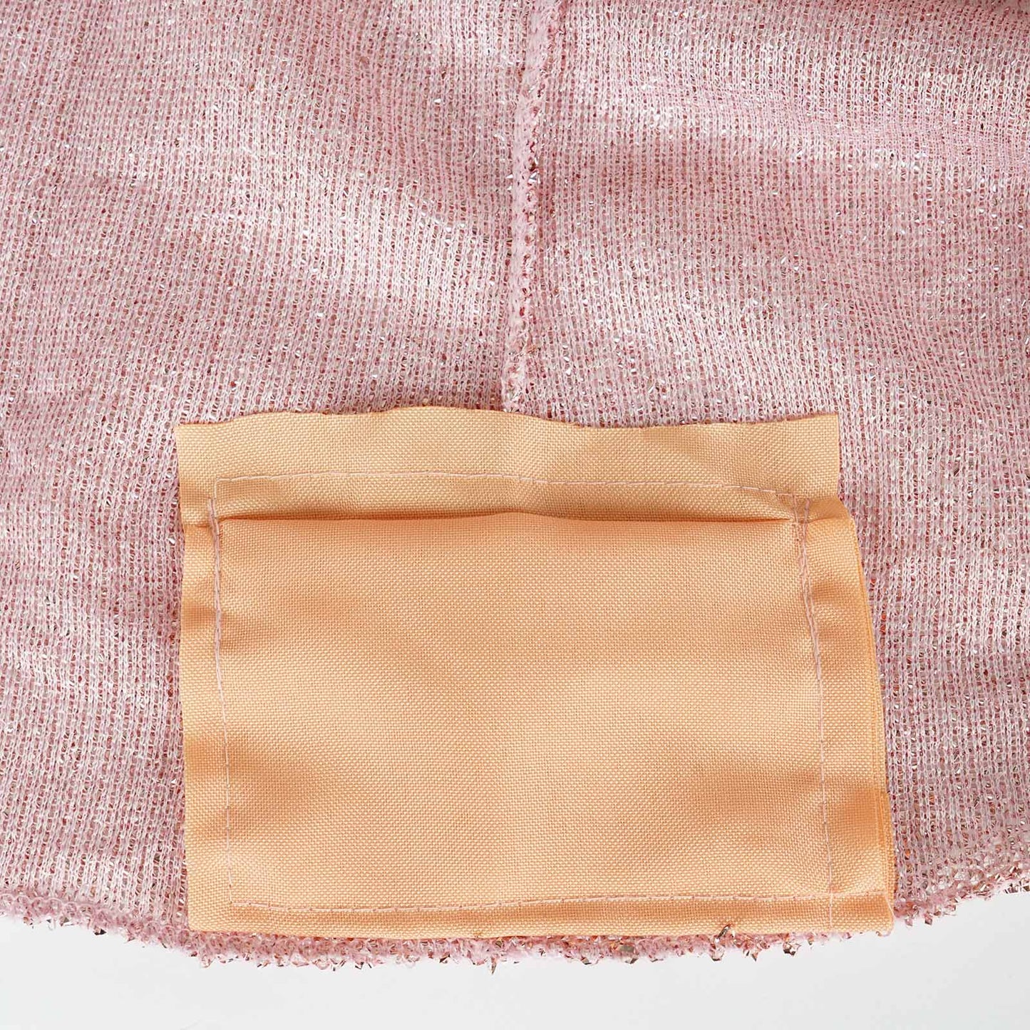 Metallic Spandex 36" Fitted Glitter Round Cocktail Table Cover Rose Gold - Stretch Fit for High Top Tables - Linen Luxes