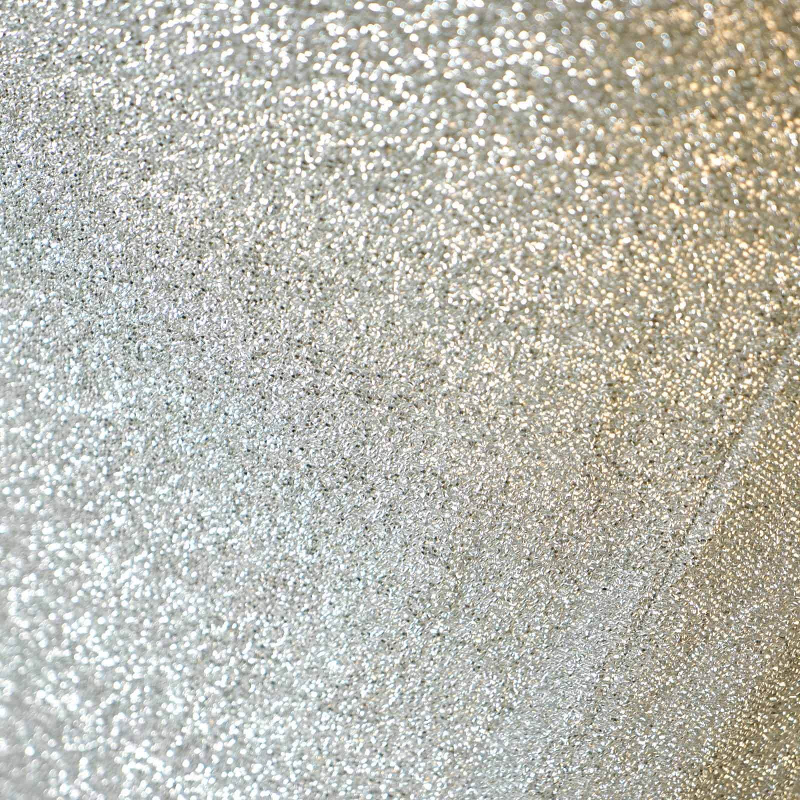 Metallic Spandex 36" Fitted Glitter Round Cocktail Table Cover Silver - Stretch Fit for High Top Tables - Linen Luxes