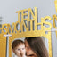12 Month Milestone 1st Birthday Party Photo Backdrop Hanging Banner, Baby Photo Garland Banner - 5.5ft