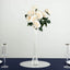 6-Pack Glass Eiffel Tower Vases Clear with Round Base - Tall Skinny Flower Bud Wedding Centerpieces 16"