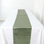 Satin 12"x108" Table Runner Dusty Sage Green - Stylish Table Linen