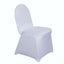 10 Pack Spandex Chair Covers for Banquet Chairs White - Durable Reusable Stretch Slip-On Covers for Gatherings