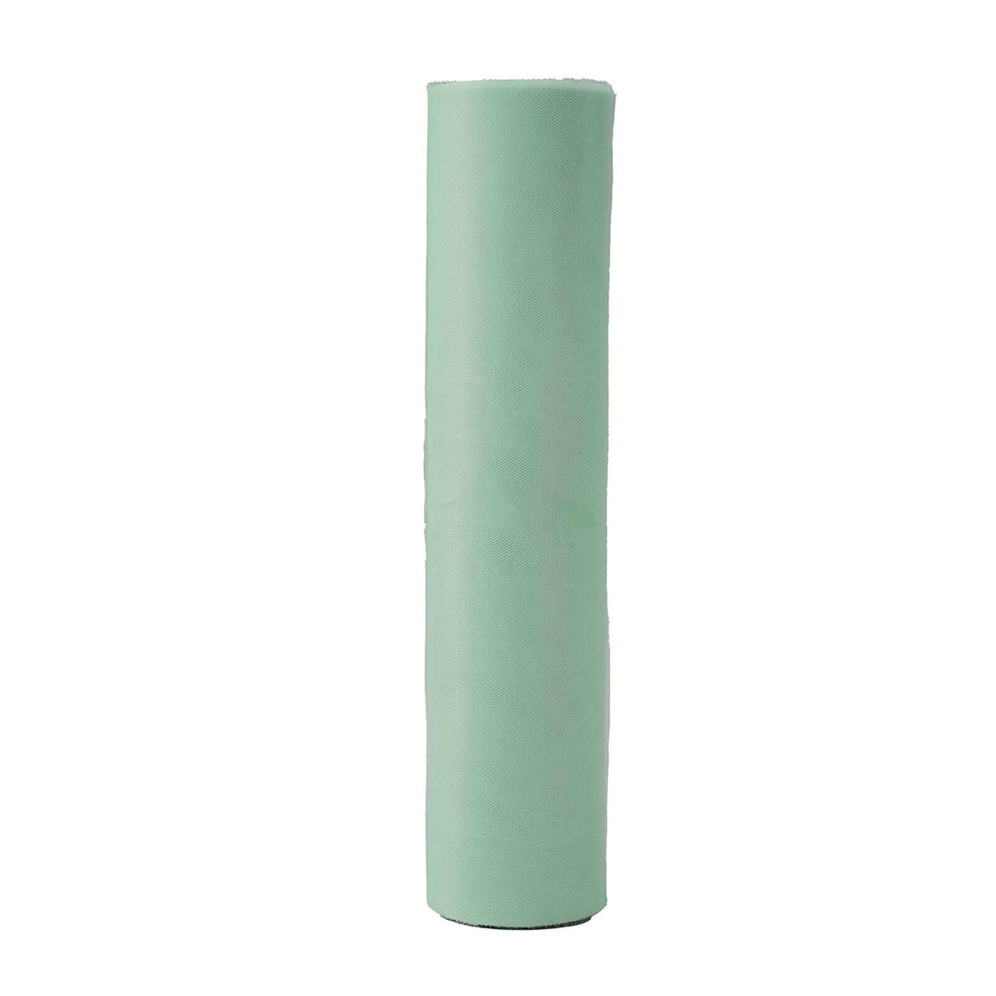 18"x100 Yards Sage Green Tulle Fabric Bolt, Sheer Fabric Spool Roll For Crafts