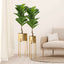 2 Pack 3ft Artificial Fiddle Leaf Fig Tree Potted Indoor Planter
