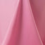 Premium Polyester 90"x132" Rectangle Tablecloth Pink - Seamless 220GSM Stain-Resistant Table Cover