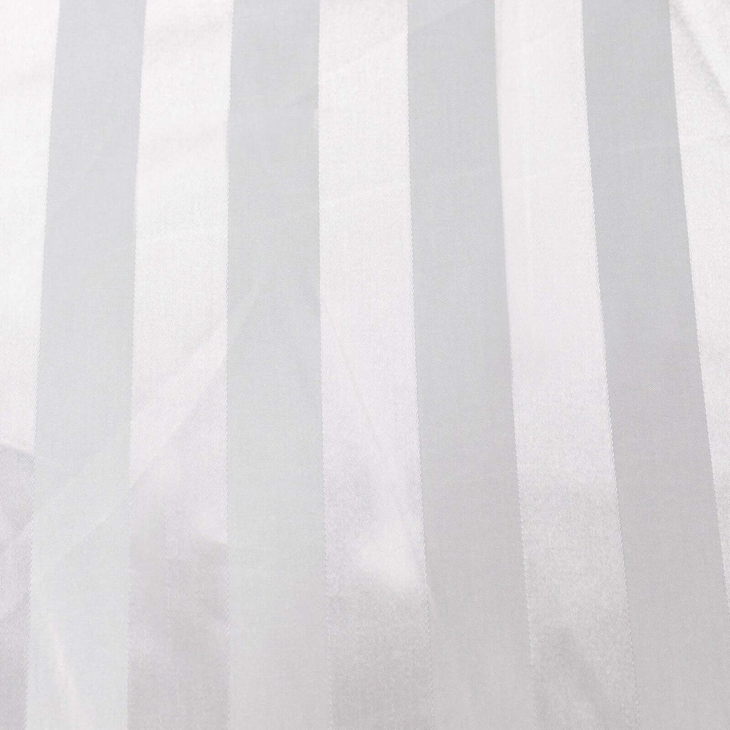 Satin Striped 120" Round Tablecloth Silver - Silky Smooth Seamless Table Cover