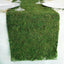 Moss 14"x48" Table Runner Green - Natural Preserved Design with Fishnet Grid for Unique Events - Linen Luxes