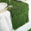 Moss 14"x48" Table Runner Green - Natural Preserved Design with Fishnet Grid for Unique Events - Linen Luxes