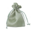 12 Pack 4"x6" Sage Green Satin Drawstring Wedding Party Favor Gift Bags