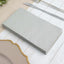 50-Pack Paper Napkins Silver - Soft Disposable 2-Ply Dinner Napkins for Weddings