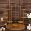 Metal Cake Stand with 12-Arm Tiered Cupcake Holders Gold - Layered Dessert Display Tower Centerpiece for Luxurious Weddings Gala Events & Dessert Buffets 29"