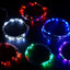 20 LED Micro Fairy String Lights Starry Bright Design Red - Battery Operated Party Accent 90"