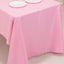 Premium Polyester 60"x126" Rectangle Tablecloth Pink - Stain-Resistant 220GSM Finish Table Cover