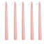 10-Pack Taper Candles Premium Wax Design Blush - Unscented Candles for Upscale Settings 10"