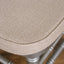 Natural Burlap Chair Cushion with Soft 2" Thick Pad and Ties - Rustic Removable Cover for Chiavari Chairs - Linen Luxes