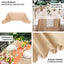 Faux Burlap Jute 90"x132" Rectangle Tablecloth Natural - Rustic Seamless Event Table Linen