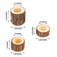 Set of 3 Rustic Wood Slice Votive Candle Holders - Tree Branch Wedding Table DÃ©cor 2.75", 1.5", 1.25"