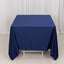 Scuba Square 70"x70" Tablecloth Navy Blue - Wrinkle Free & Stain Resistant Table Cover