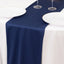 Scuba Polyester 12"x108" Table Runner Navy Blue - Wrinkle-Free Table Linen