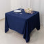 Scuba Square 70"x70" Tablecloth Navy Blue - Wrinkle Free & Stain Resistant Table Cover
