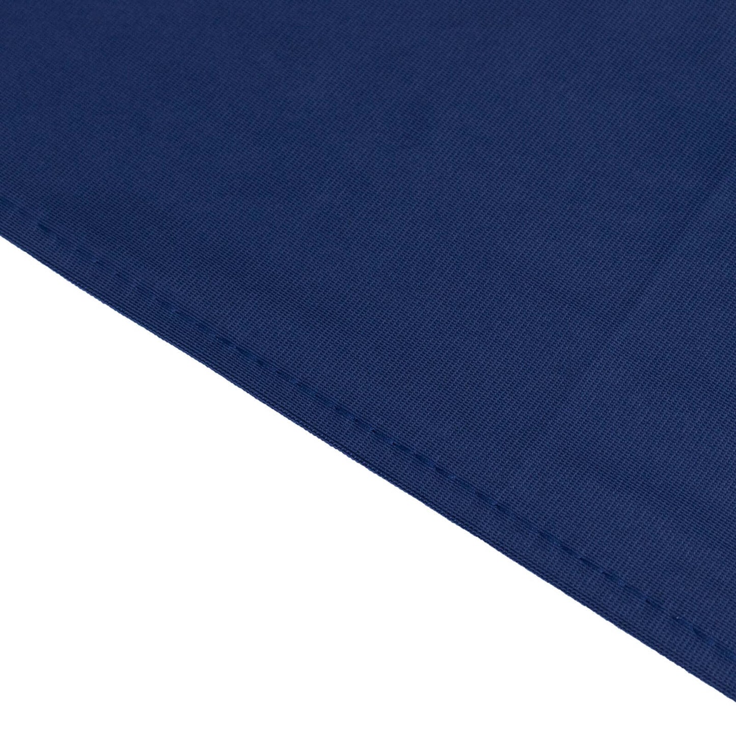 Scuba Rectangular 90"x156" Tablecloth Navy Blue - Wrinkle Free, Stain Resistant & Seamless Table Cover