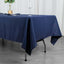 Premium Polyester 60"x102" Rectangle Tablecloth Navy Blue - Durable 220GSM Wrinkle-Resistant Table Cover