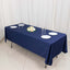 Scuba Rectangular 60"x102" Tablecloth Navy Blue - Wrinkle Free & Stain Resistant Table Cover