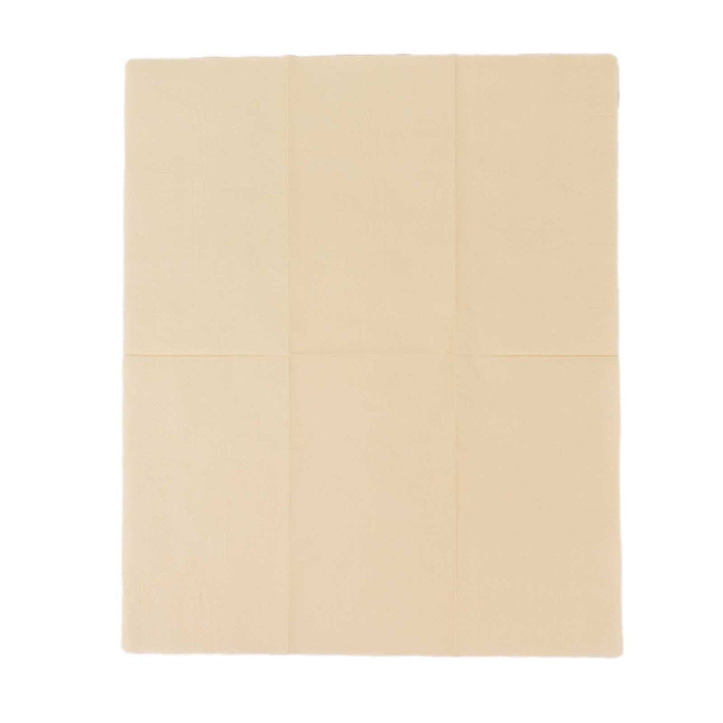 50-Pack Paper Napkins Beige - Soft Disposable 2-Ply Dinner Napkins for Weddings