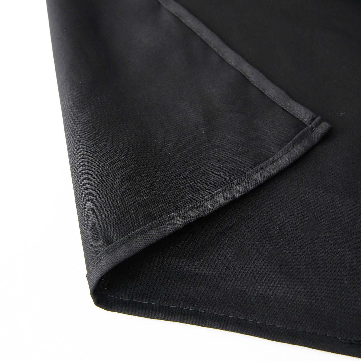 100% Cotton 70"x70" Table Overlay Square Tablecloth Black Linen - Soft & Breathable Fabric Table Topper