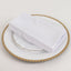 5 Pack Lamour Satin 20"x20" Napkins White - Exquisite Dinner Napkins with Soft Matte Finish for Weddings & Events
