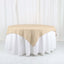Polyester 54"x54" Table Overlay Square Tablecloth Nude - Wrinkle-Resistant & Durable Table Cover
