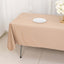 Scuba Rectangular 60"x102" Tablecloth Nude - Wrinkle Free & Stain Resistant Table Cover
