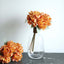 11" Orange Real Touch Artificial Silk Peonies Flower Bouquet