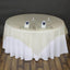 Organza 72"x72" Table Overlay Square Tablecloth Champagne - Sheer Table Cover - Linen Luxes