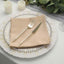 5 Pack Polyester 17"x17" Napkins Nude - Durable & Wrinkle Resistant Dinner Napkins
