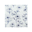 50-Pack Paper Cocktail Napkins with Blue Magnolia Flowers Print White - Highly 2 Ply Absorbent Soft Napkins for Beverages