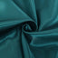 Satin Chair Cover Self-Tie Universal Design Peacock Teal - Durable Slip-On Cover for Folding, Dining, Banquet & Standard Chairs