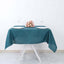 Polyester Square 54"x54" Tablecloth Peacock Teal - Wrinkle-Resistant & Durable Table Cover