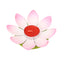 10-Pack Floating Candle Lights Water Lily Lotus Flower Design Colorful - Assorted Tealight Lanterns 5"