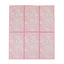 25-Pack Paper Dinner Napkins Pink with French Toile Pattern 2 Ply - Stylish Disposable Napkins for Events