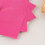 50-Pack Paper Beverage Napkins Fuchsia - 2 Ply Disposable Soft 18GSM Cocktail Napkins 5"x5"