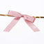 50 Pcs 3" Satin Ribbon Bows With Twist Ties, Gift Basket Party Favor Bags Decor - Dusty Rose Classic Style