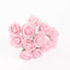 48 Roses 1" Pink Real Touch Artificial DIY Foam Rose Flowers With Stem, Craft Rose Buds