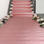 3ftx50ft Rose Gold Sparkle Glitter Wedding Aisle Runner, Non-Woven Red Carpet Runner Prom, Hollywood, Glam Parties