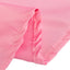Lamour Satin 120" Round Tablecloth Pink - Seamless Table Cover with Soft Tempered Sheen