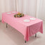 Scuba Rectangular 60"x102" Tablecloth Pink - Wrinkle Free & Stain Resistant Table Cover