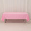 Premium Polyester 60"x102" Rectangle Tablecloth Pink - Durable 220GSM Wrinkle-Resistant Table Cover