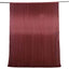 8ftx10ft Burgundy Satin Event Curtain Drapes, Backdrop Event Panel